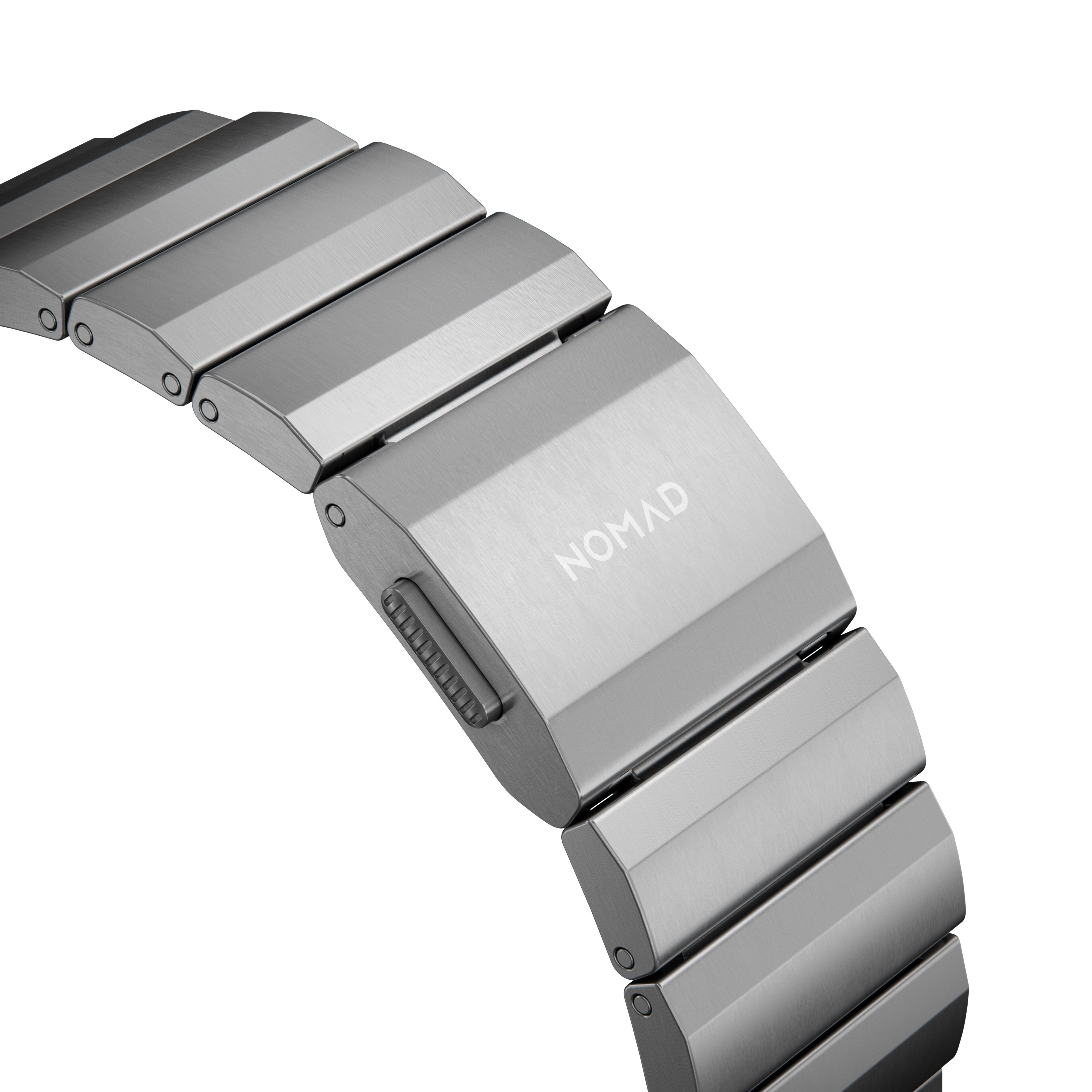 Apple Watch Series 4-6 40mm Titanium armbånd, Sølv
