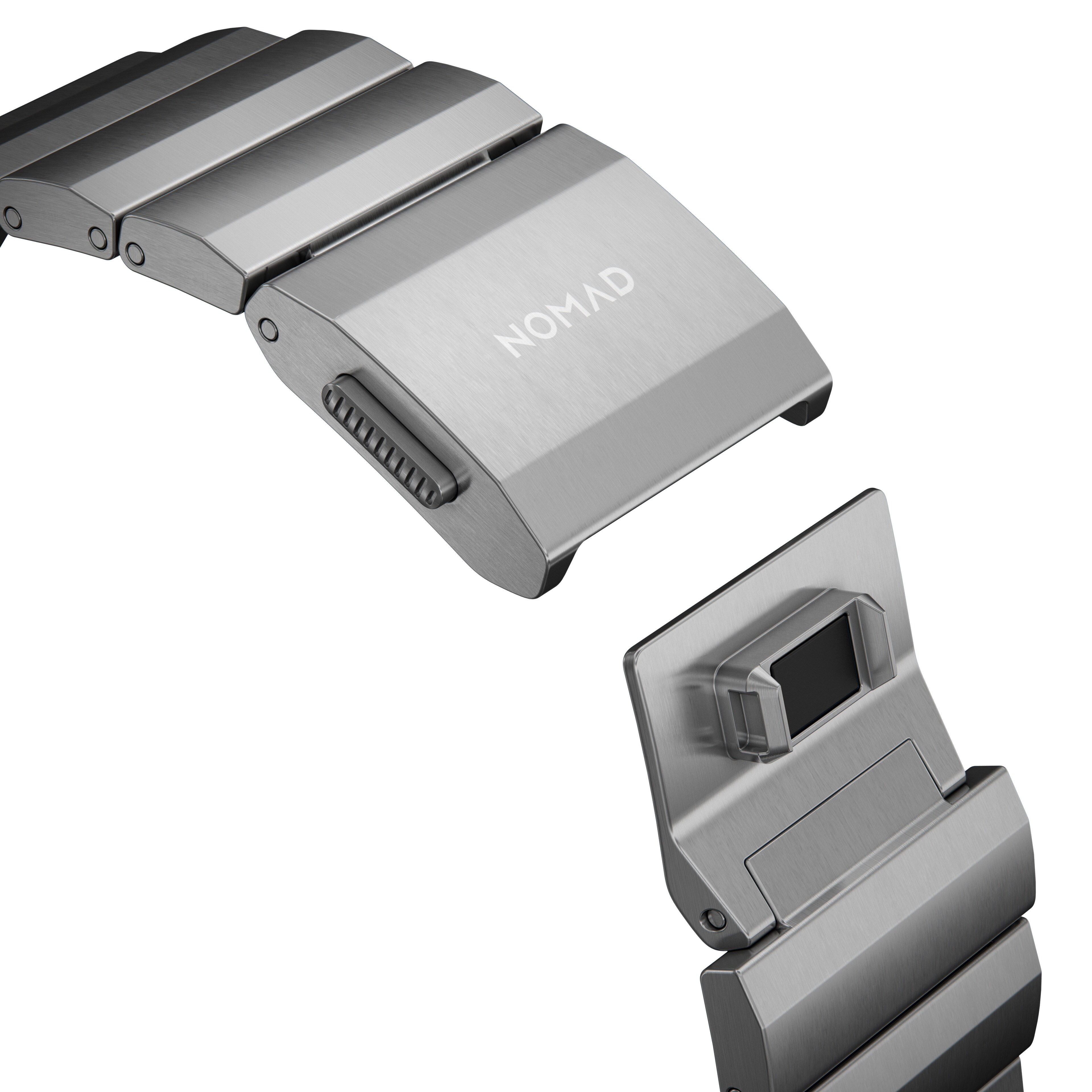 Apple Watch Series 4-6 40mm Titanium armbånd, Sølv