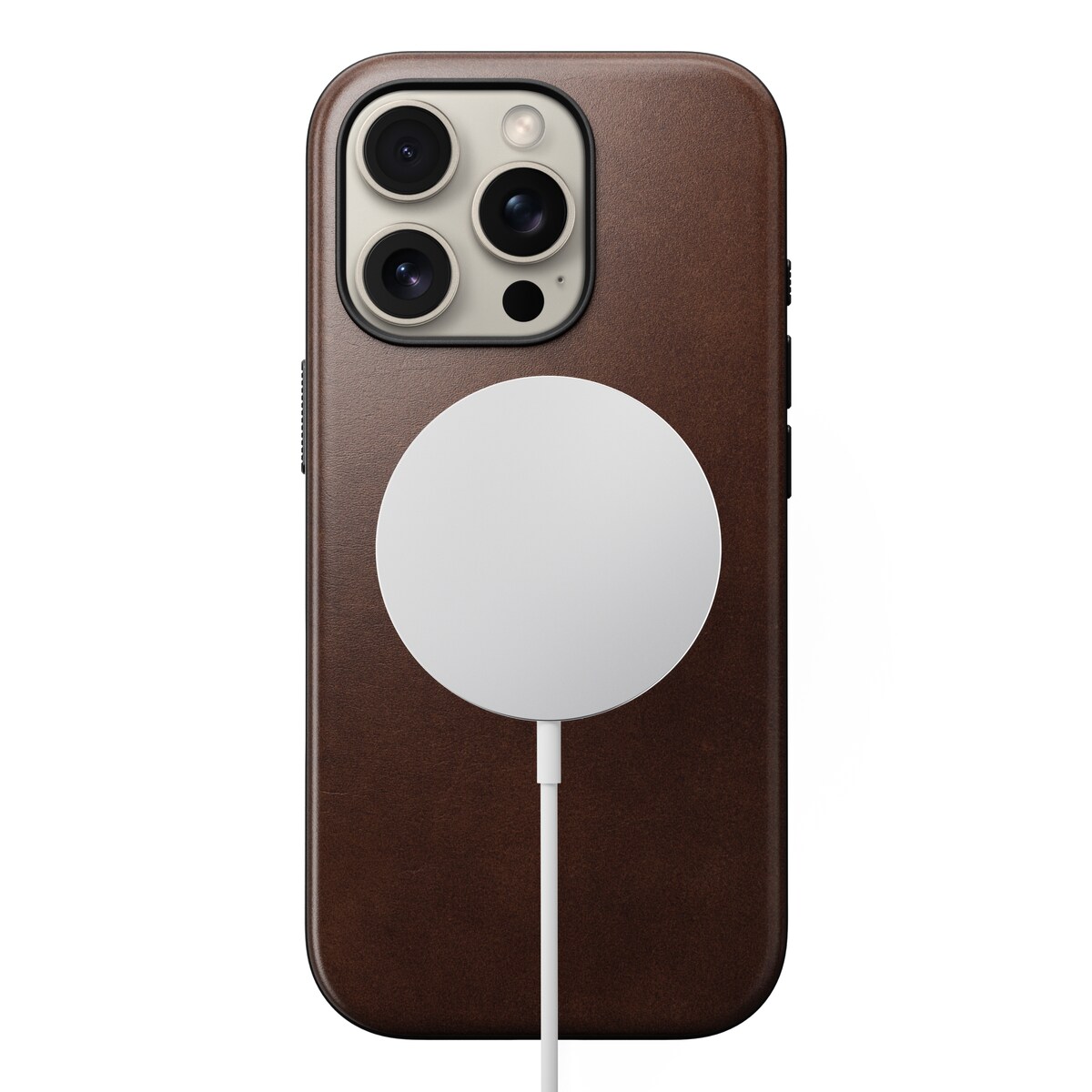 iPhone 16 Pro Lædercover med MagSafe - Modern Horween Leather, Rustic Brown