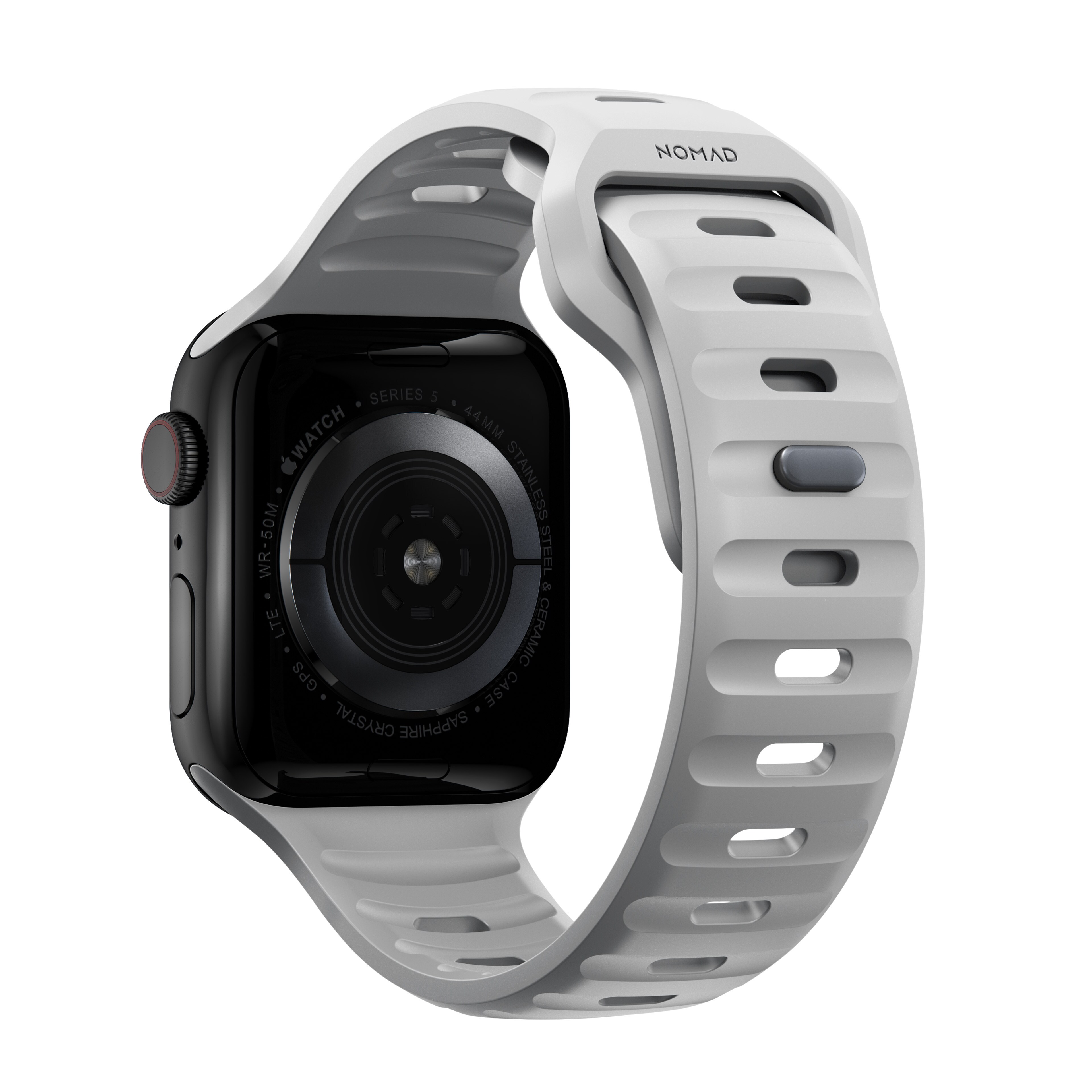 Apple Watch Series 8 45mm Armbånd - Sport Band Lunar Gray