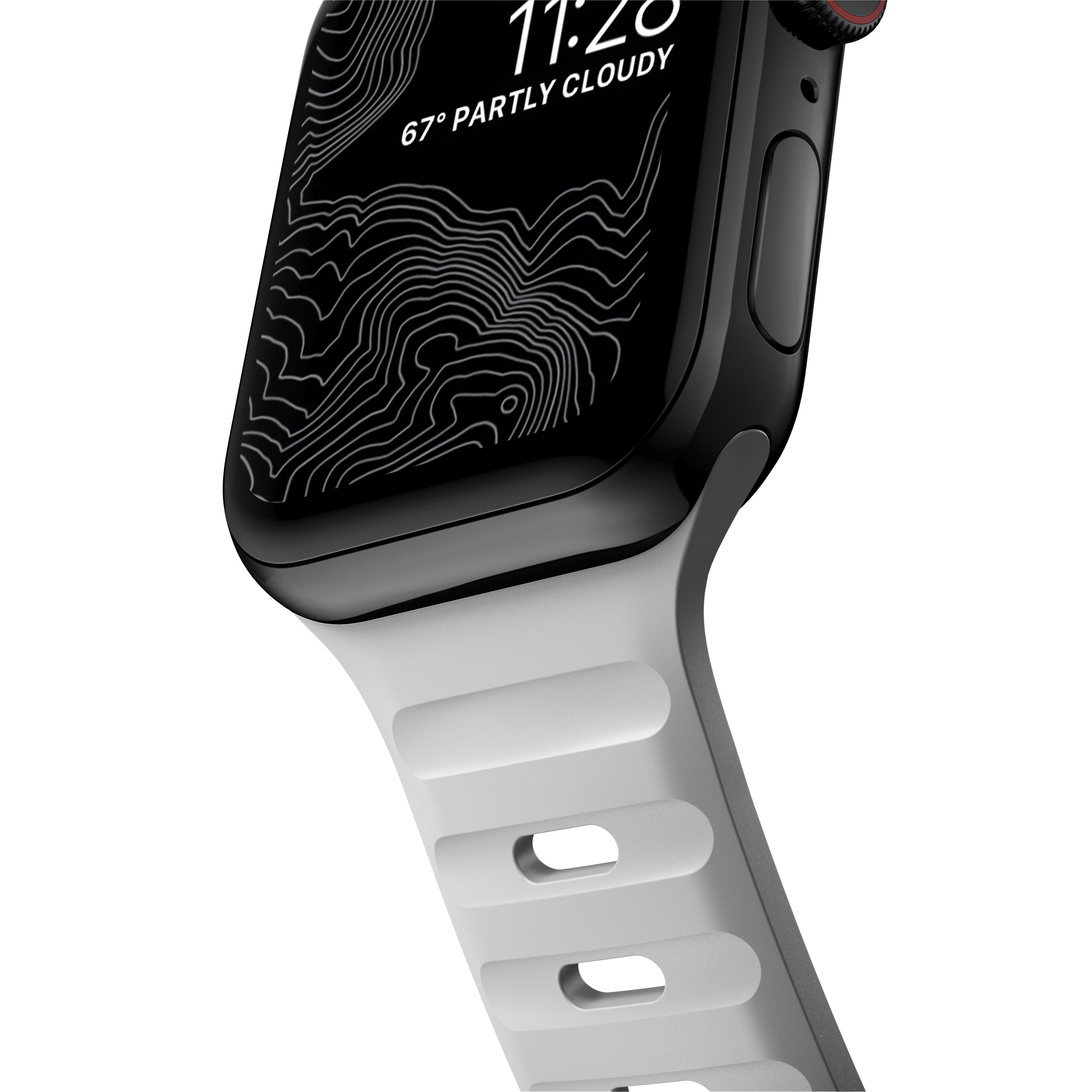 Apple Watch Series 8 45mm Armbånd - Sport Band Lunar Gray