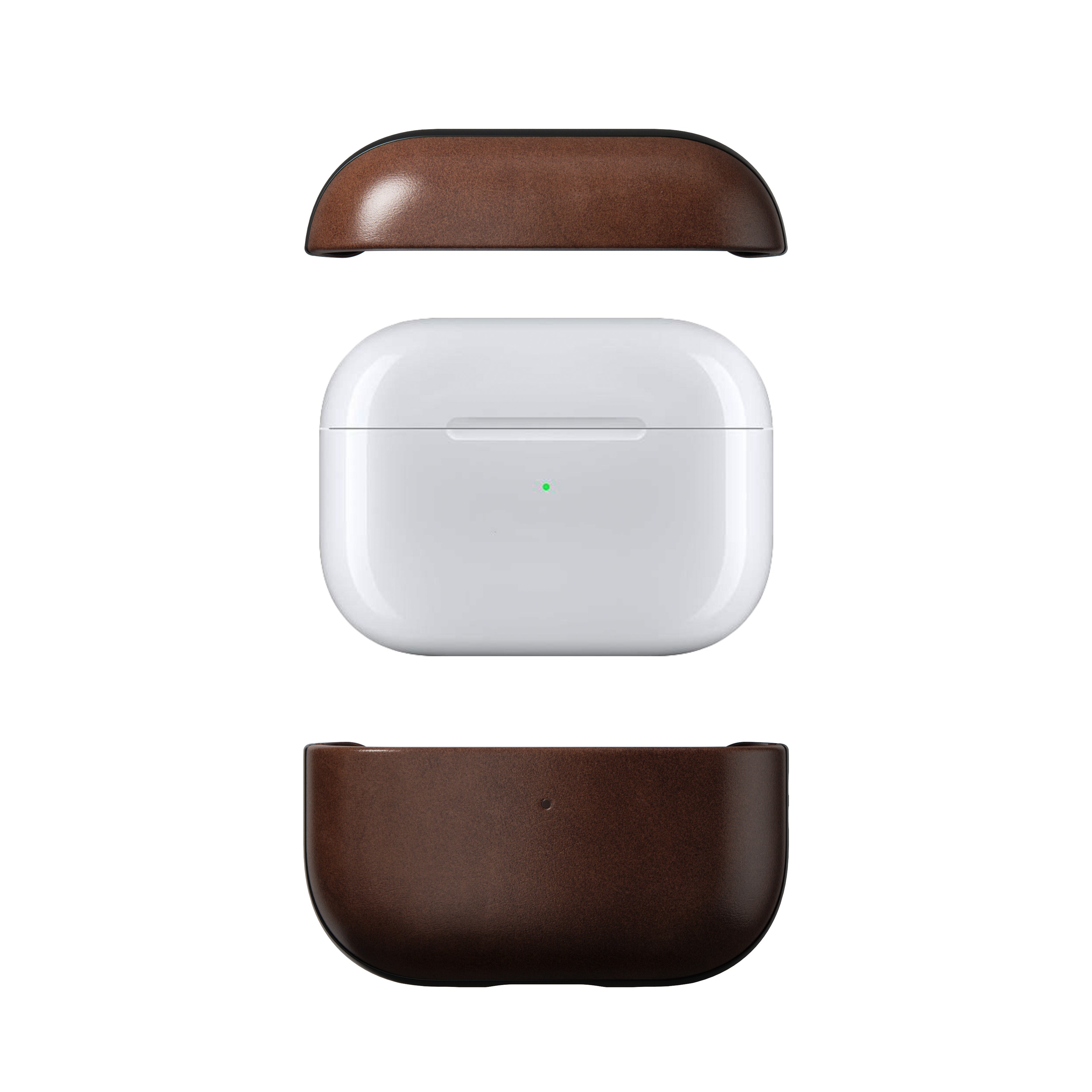 Apple AirPods Pro 2 Lædercover - Modern Case Horween Leather, Rustic Brown
