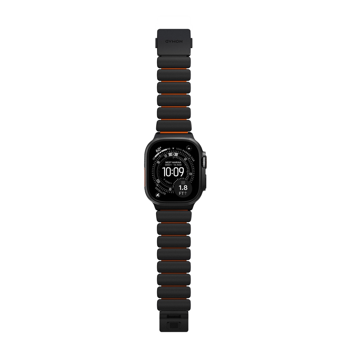 Apple Watch Series 7 45mm Titanium armbånd, Sort