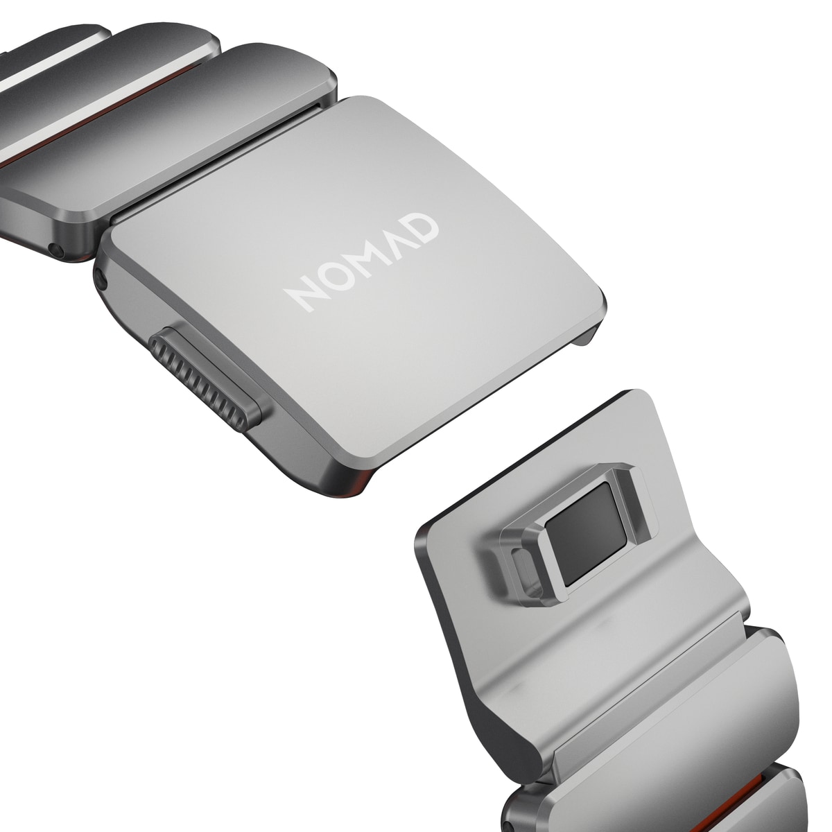Apple Watch Series 7 45mm Titanium armbånd, Sølv