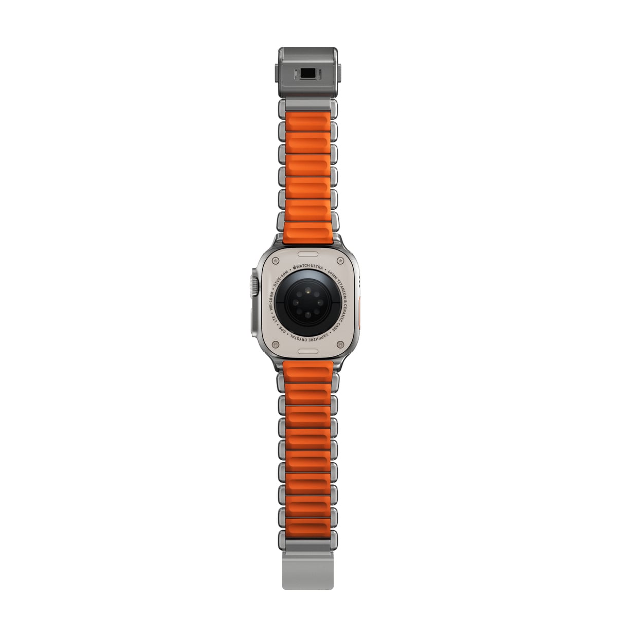 Apple Watch Series 7 45mm Titanium armbånd, Sølv