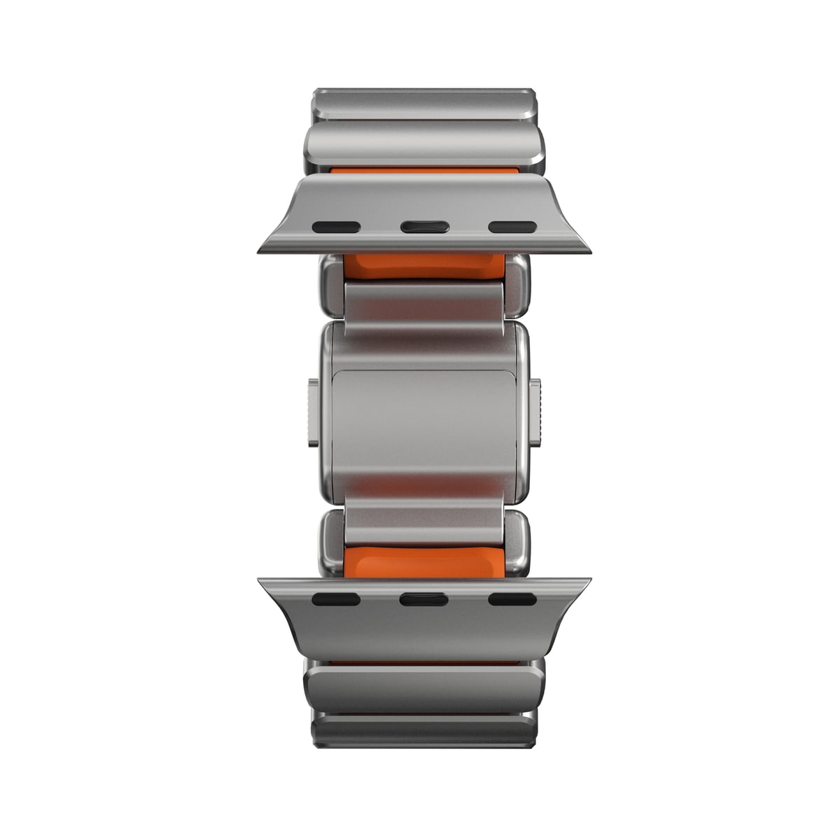 Apple Watch Series 7 45mm Titanium armbånd, Sølv