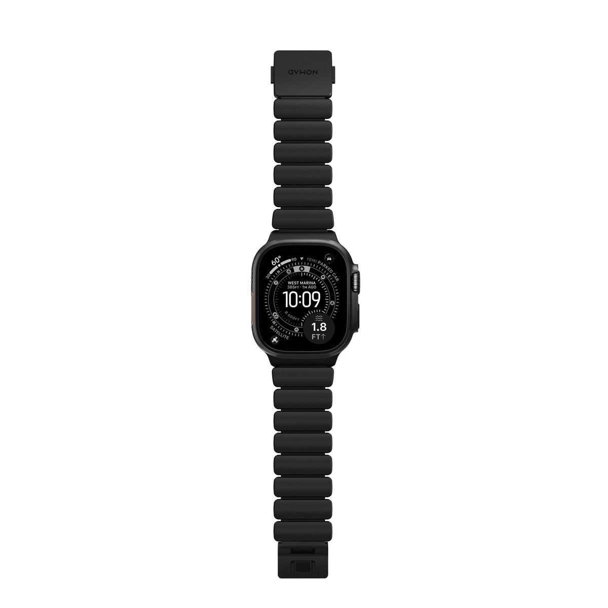 Apple Watch Series 7 45mm Titanium armbånd, Sort