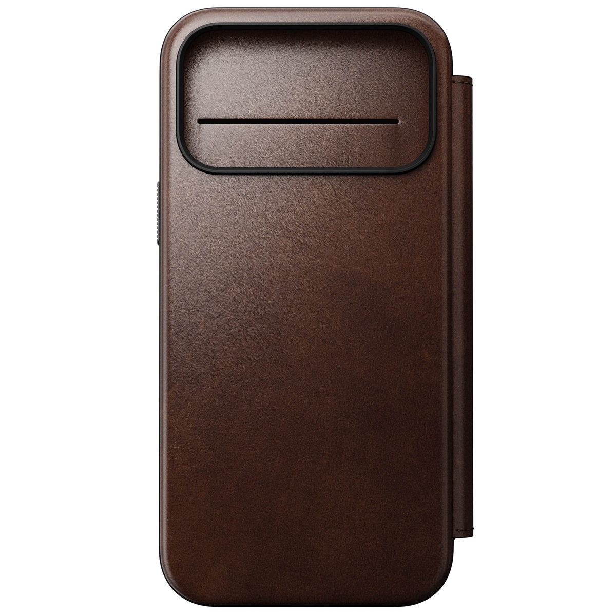 iPhone 17 Pro Max Læderetui med MagSafe - Modern Horween Leather Folio, Rustic Brown