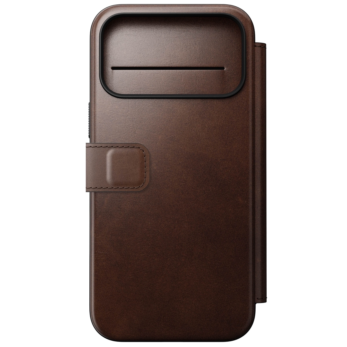 iPhone 17 Pro Max Læderetui med MagSafe - Modern Horween Leather Folio, Rustic Brown
