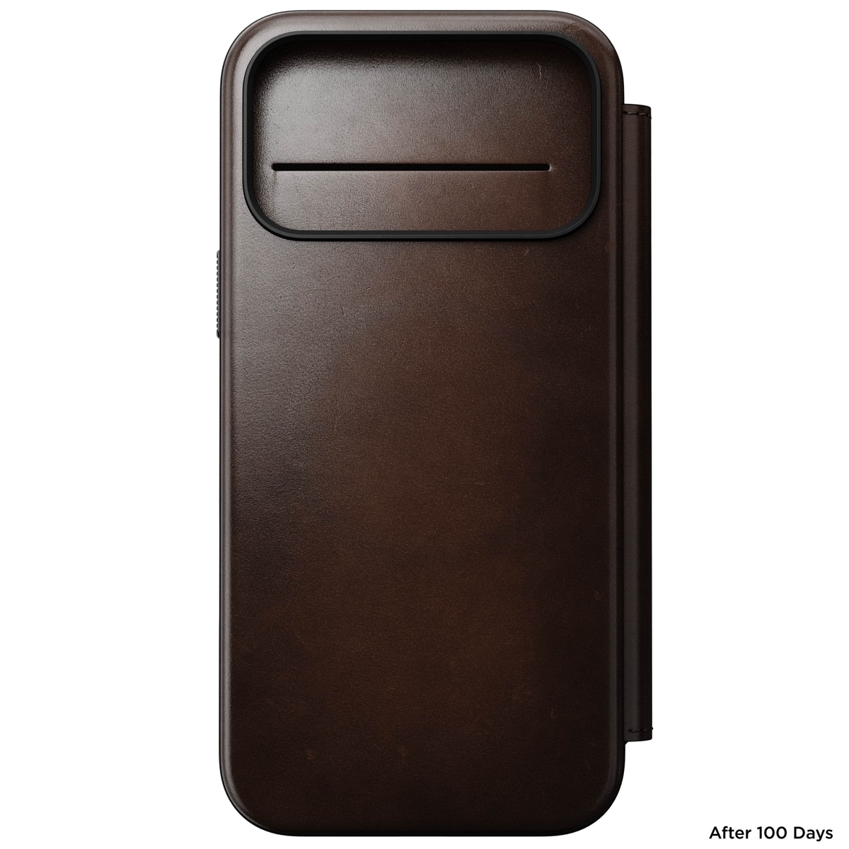 iPhone 17 Pro Max Læderetui med MagSafe - Modern Horween Leather Folio, Rustic Brown