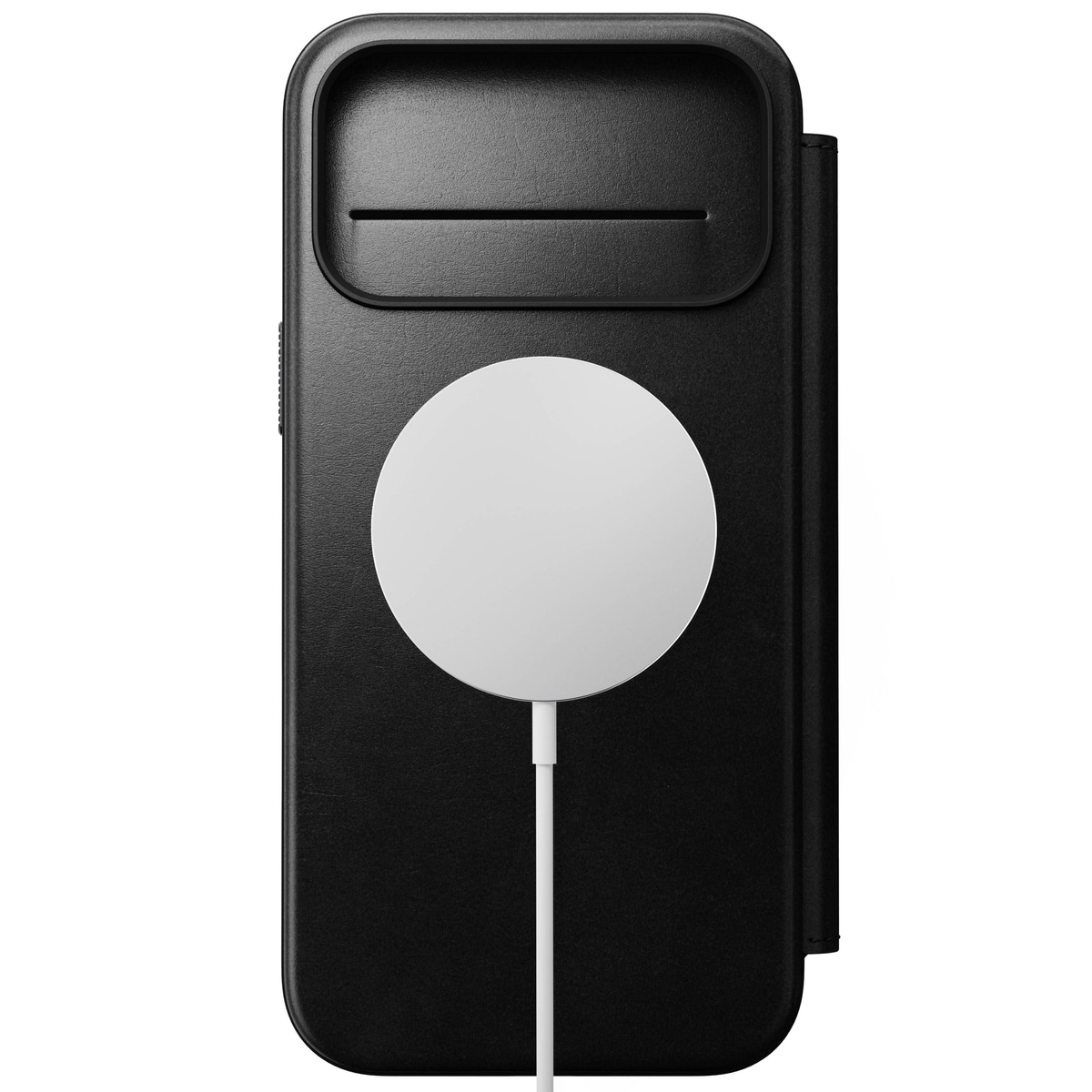 iPhone 17 Pro Max Læderetui med MagSafe - Modern Horween Leather Folio, Black