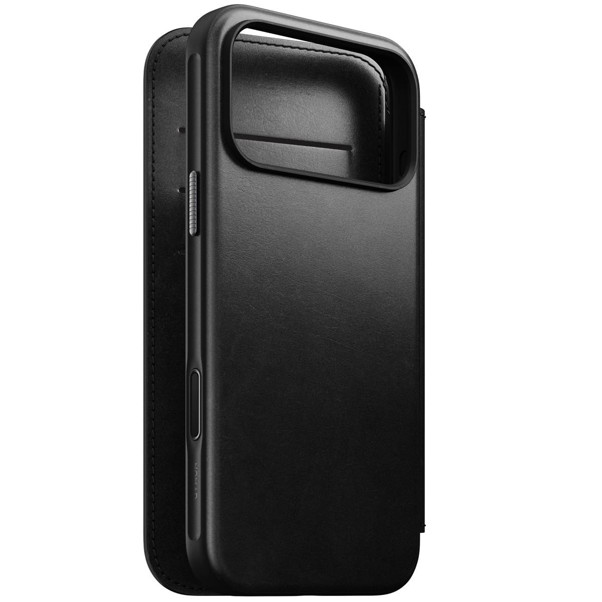 iPhone 17 Pro Max Læderetui med MagSafe - Modern Horween Leather Folio, Black