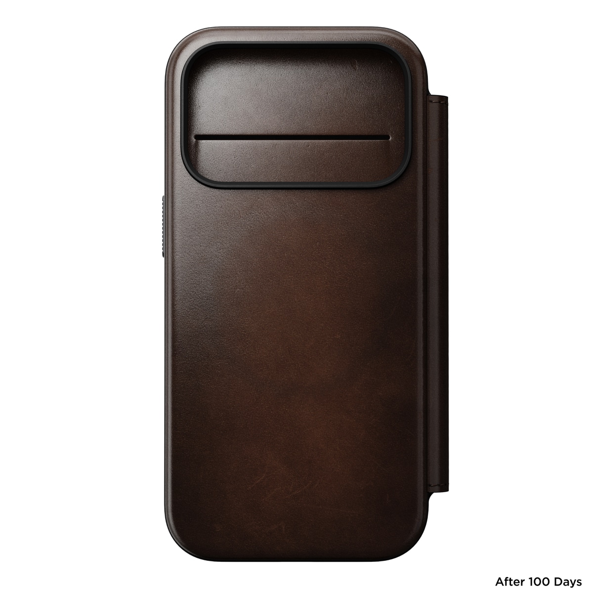 iPhone 17 Pro Læderetui med MagSafe - Modern Horween Leather Folio, Rustic Brown