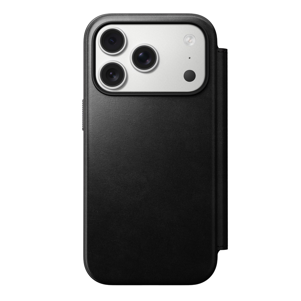 iPhone 17 Pro Læderetui med MagSafe - Modern Horween Leather Folio, Black