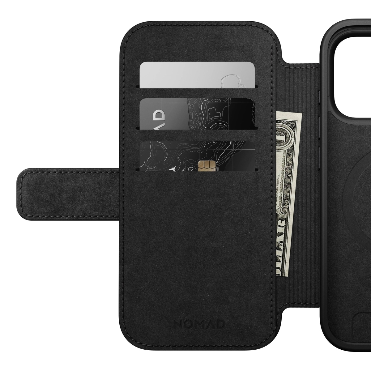 iPhone 17 Pro Etui MagSafe - Modern Leather Folio, Black
