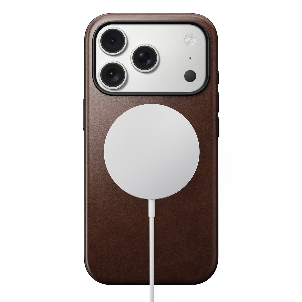 iPhone 17 Pro Lædercover med MagSafe - Modern Horween Leather, Rustic Brown