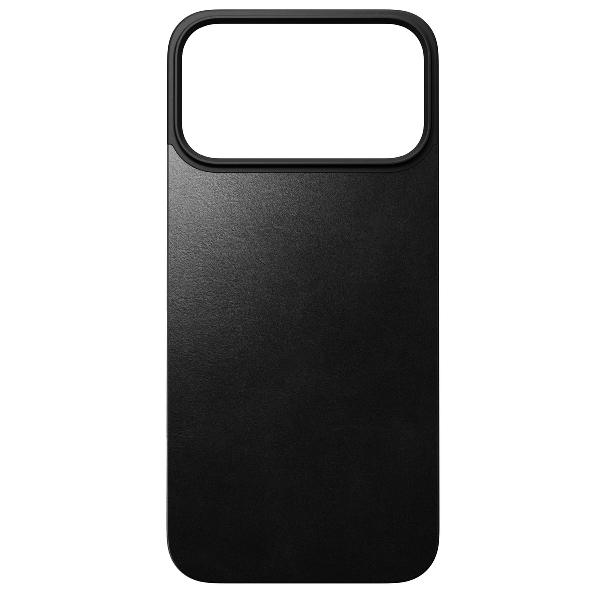 iPhone 17 Pro Max Magnetisk Bagside - Leather Back, Black