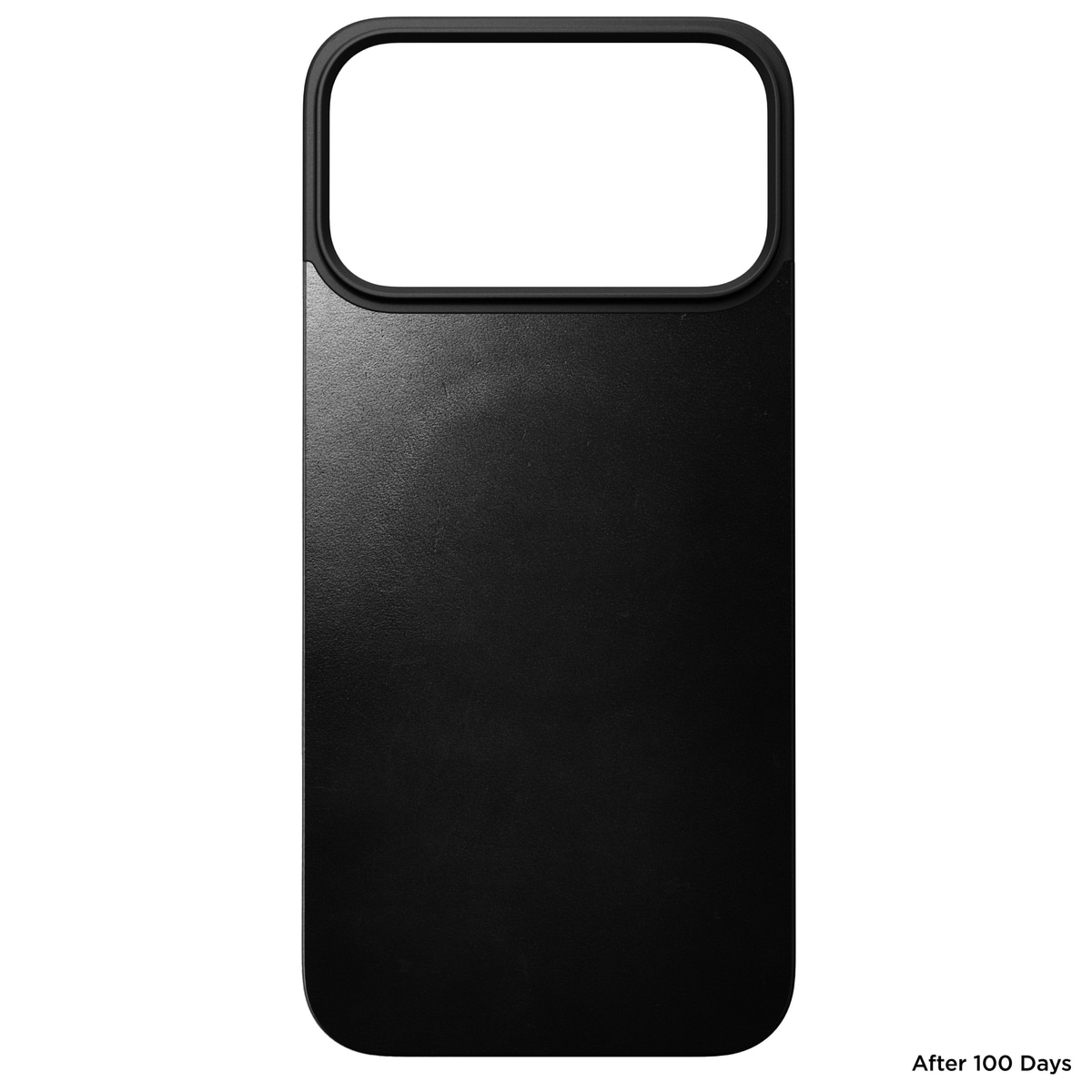 iPhone 17 Pro Max Magnetisk Bagside - Leather Back, Black