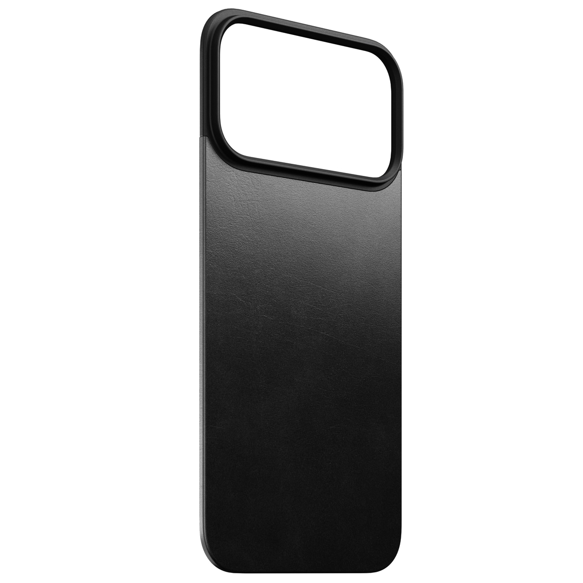 iPhone 17 Pro Max Magnetisk Bagside - Leather Back, Black