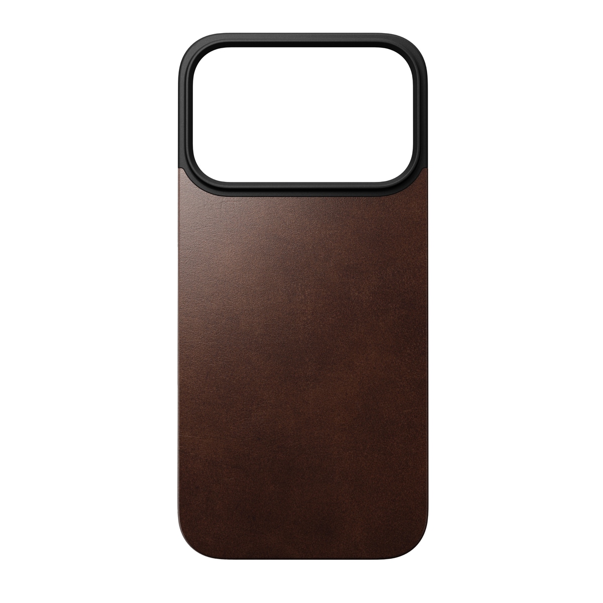 iPhone 17 Pro Magnetisk Bagside - Leather Back, Rustic Brown