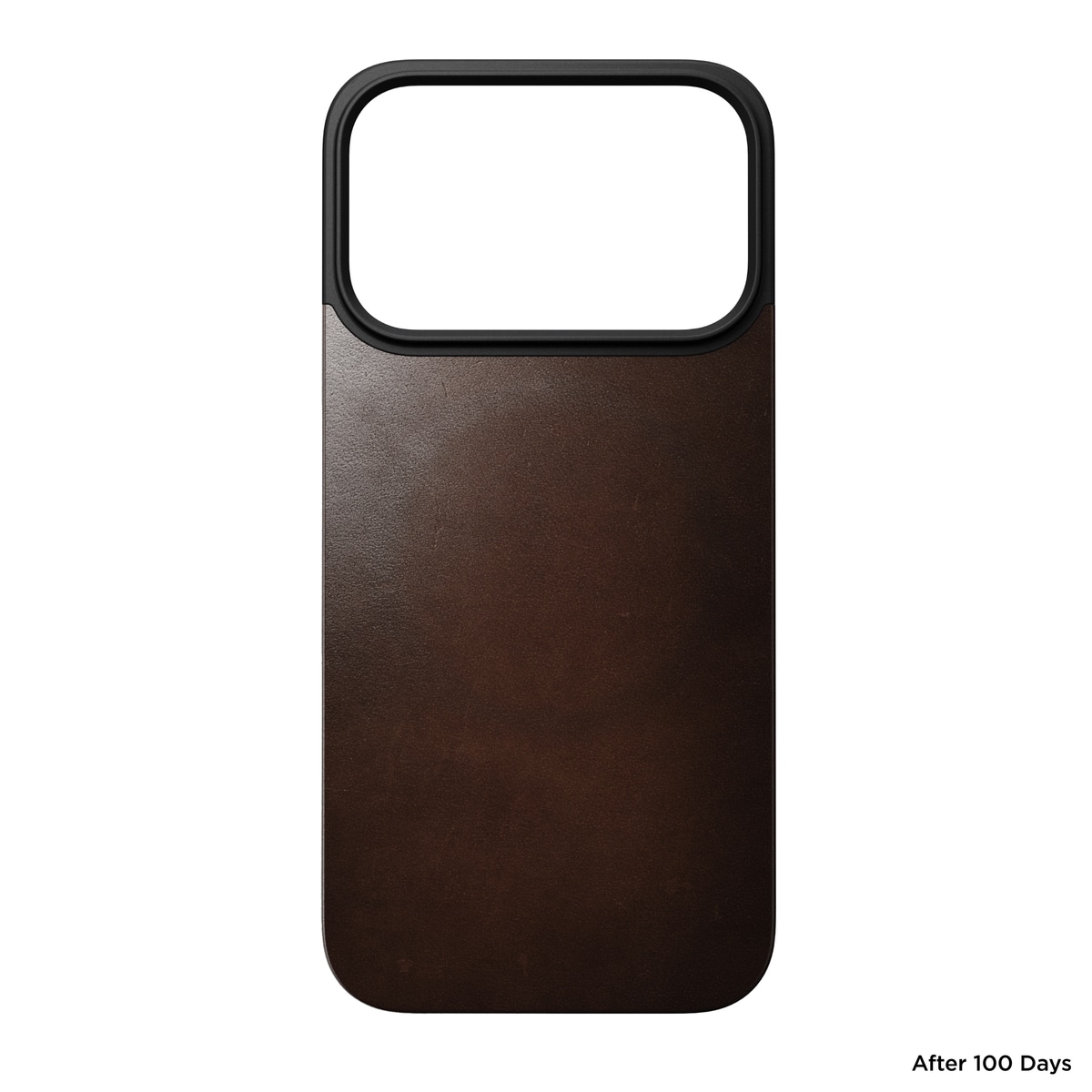 iPhone 17 Pro Magnetisk Bagside - Leather Back, Rustic Brown