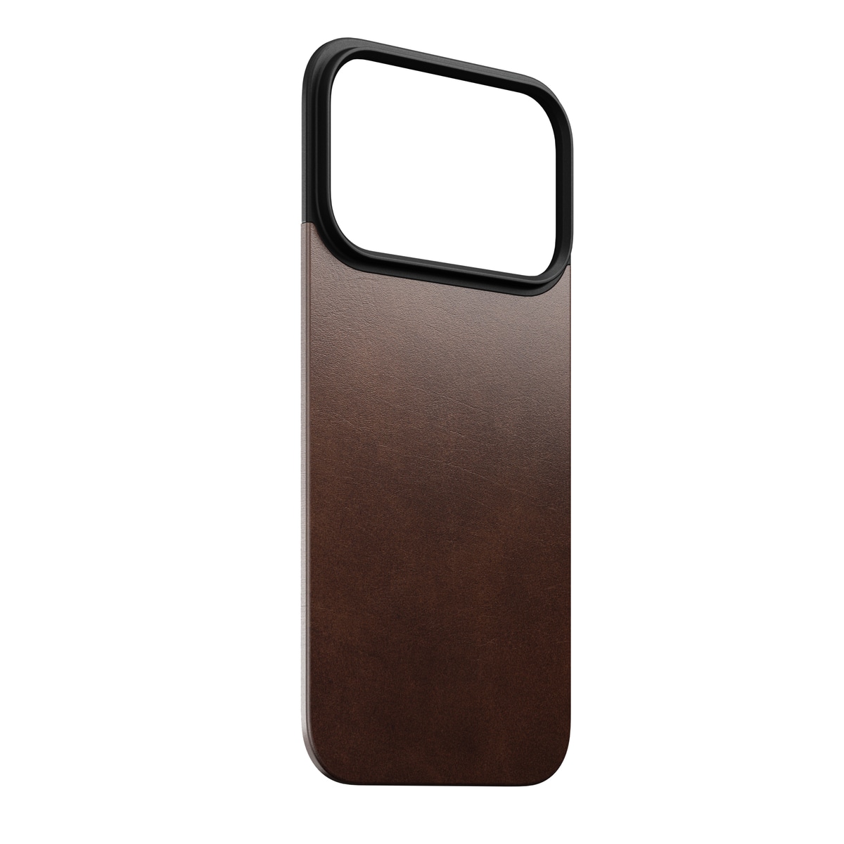 iPhone 17 Pro Magnetisk Bagside - Leather Back, Rustic Brown