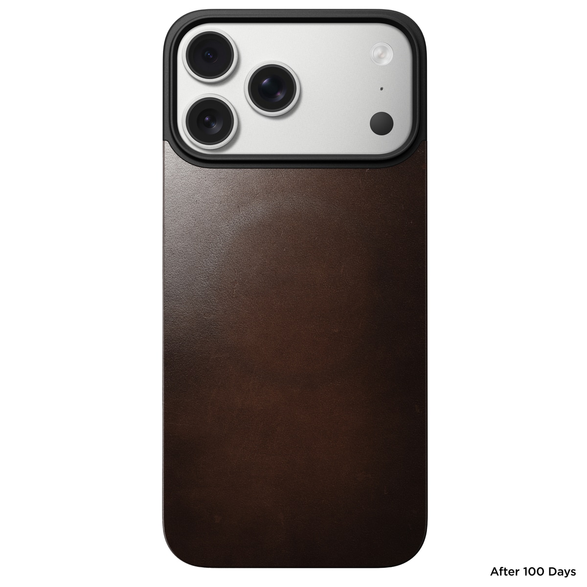 iPhone 17 Pro Max Magnetisk Bagside - Leather Back, Rustic Brown