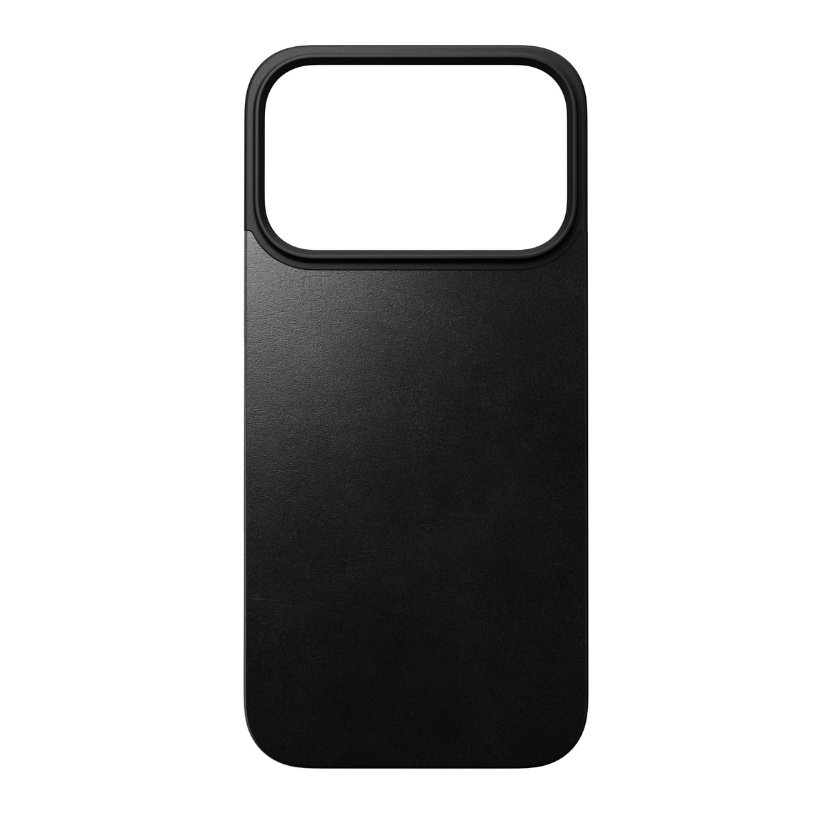 iPhone 17 Pro Magnetisk Bagside - Leather Back, Black