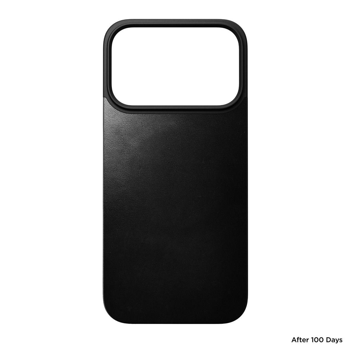 iPhone 17 Pro Magnetisk Bagside - Leather Back, Black