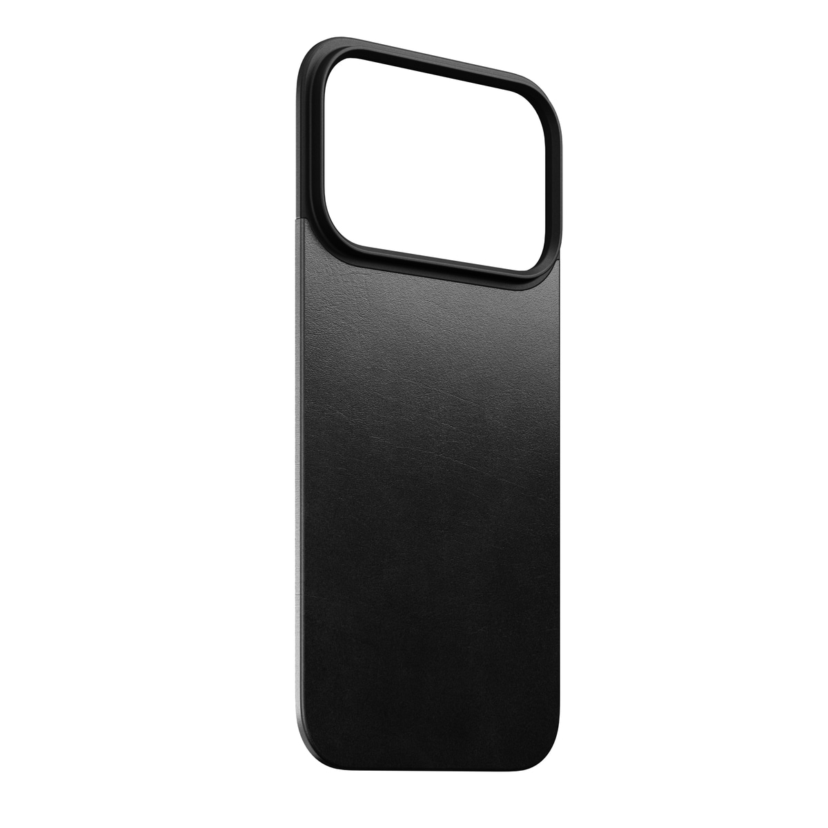 iPhone 17 Pro Magnetisk Bagside - Leather Back, Black