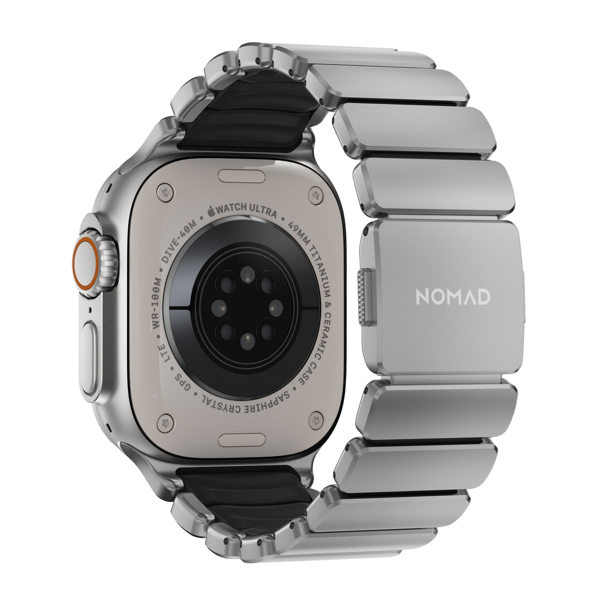 Apple Watch Series 10 46mm Titanium armbånd, Sølv