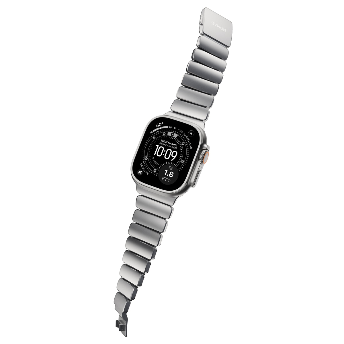 Apple Watch Series 10 46mm Titanium armbånd, Sølv