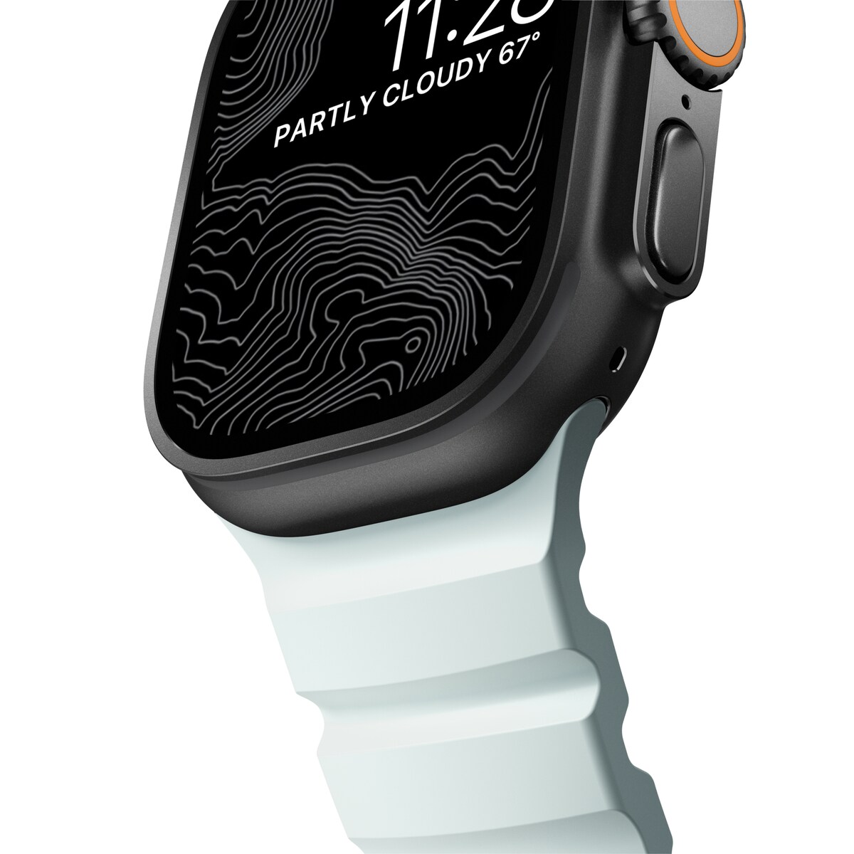 Apple Watch Series 4-6 44mm Armbånd Rocky Point (Black Hardware) Icy Blue Glow - Limited edition