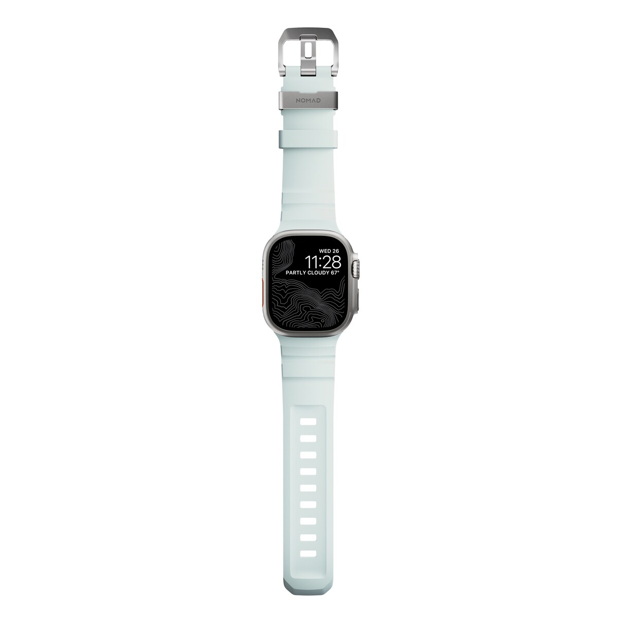 Apple Watch Series 1-3 42mm Armbånd Rocky Point (Natural Hardware) Icy Blue Glow - Limited edition