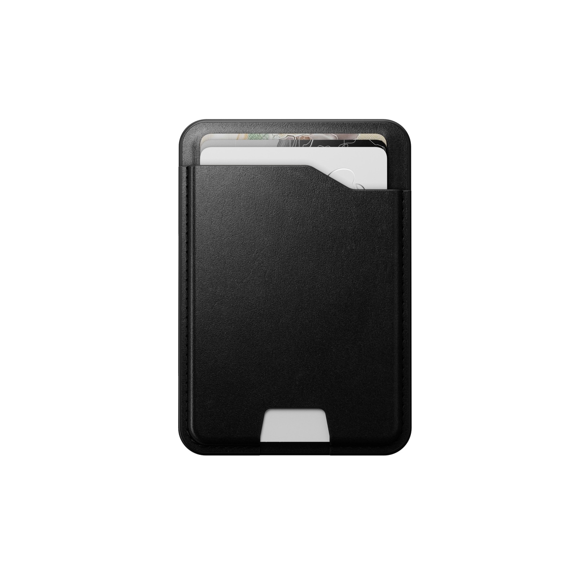 MagSafe-kortholder i Horween Leather med tracker, Sort