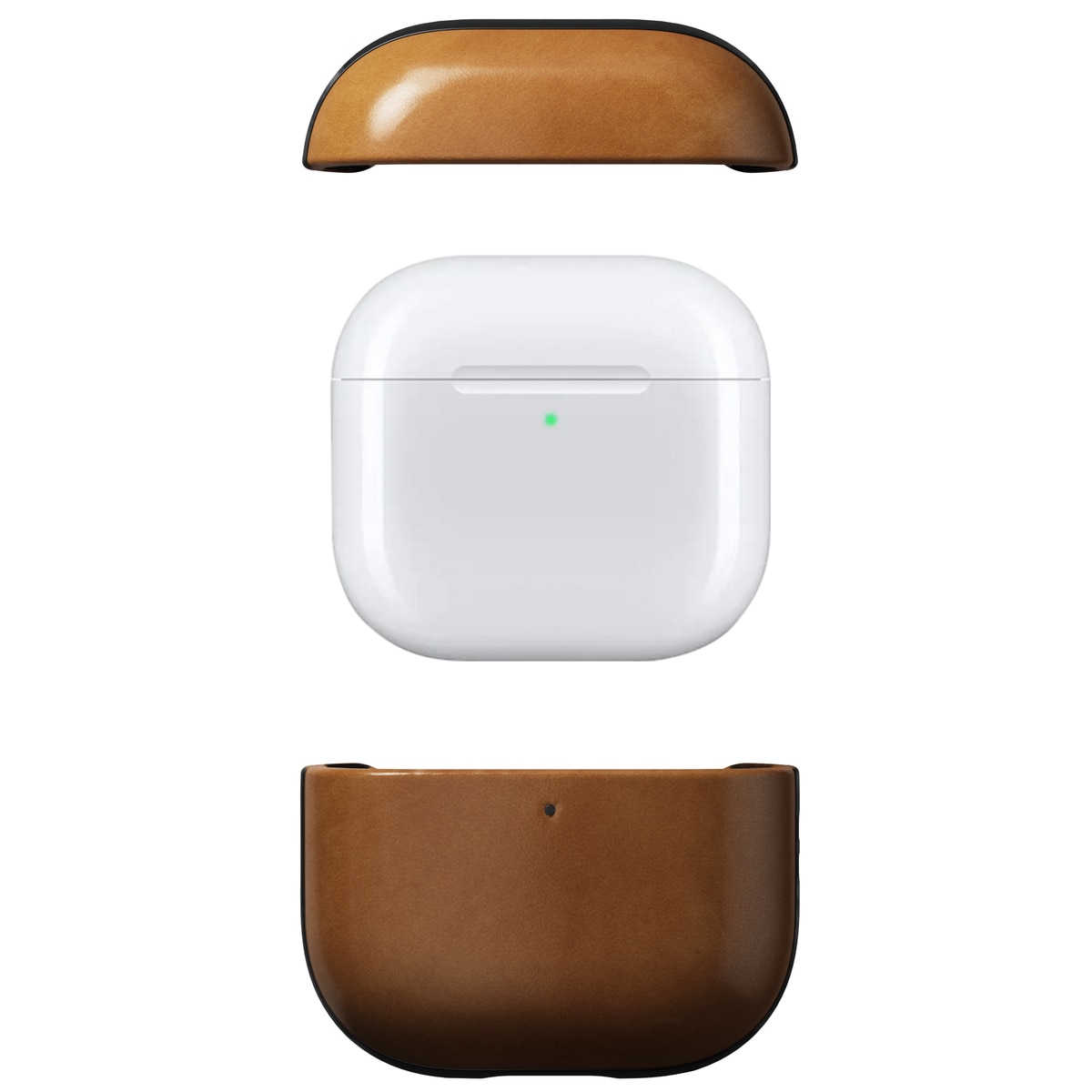 Apple AirPods 4 Lædercover - Modern Case Leather, English Tan-C