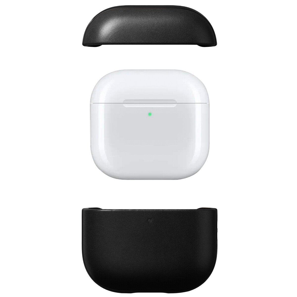 Apple AirPods 4 Lædercover - Modern Case Leather, Black