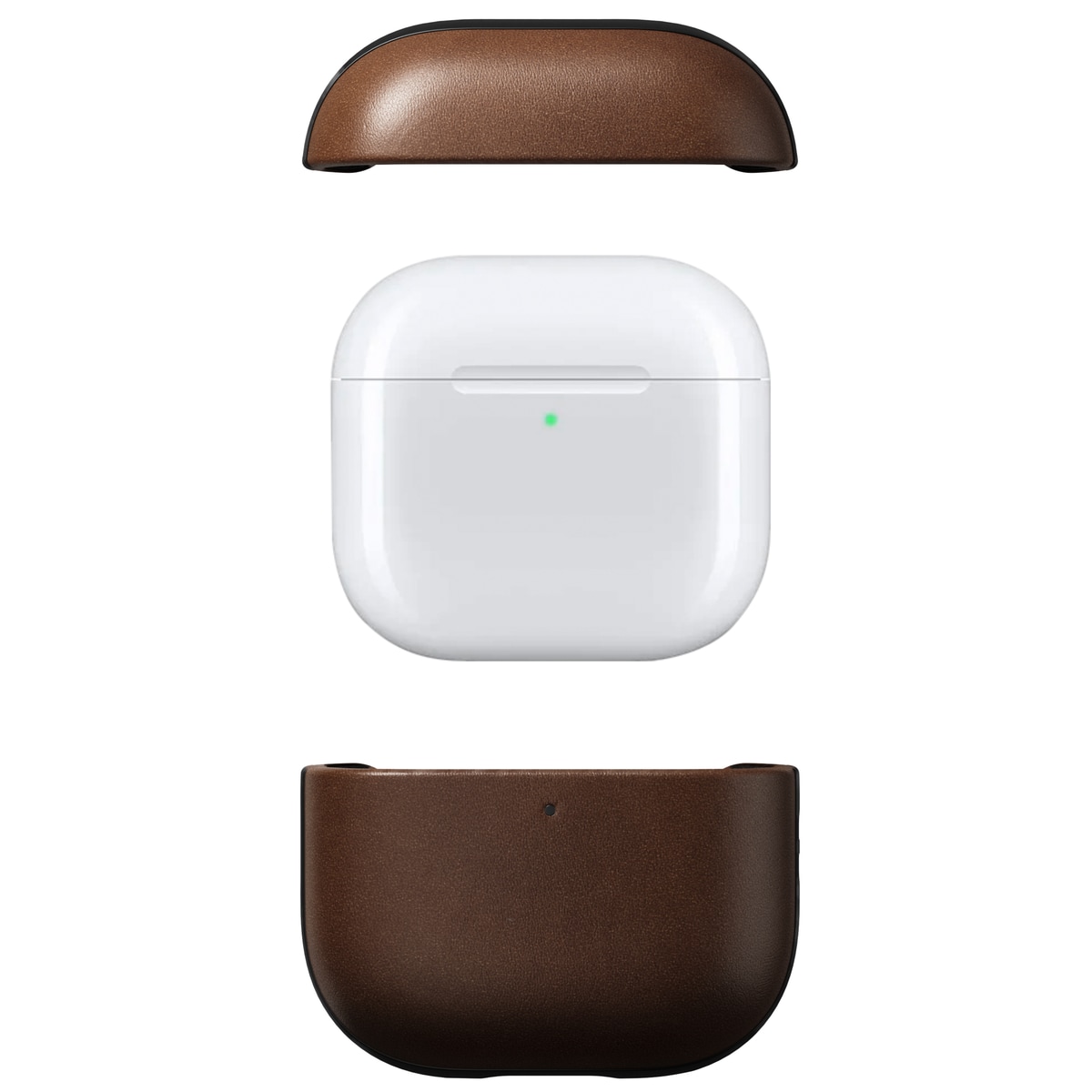 Apple AirPods 4 Lædercover - Modern Case Leather, Brown