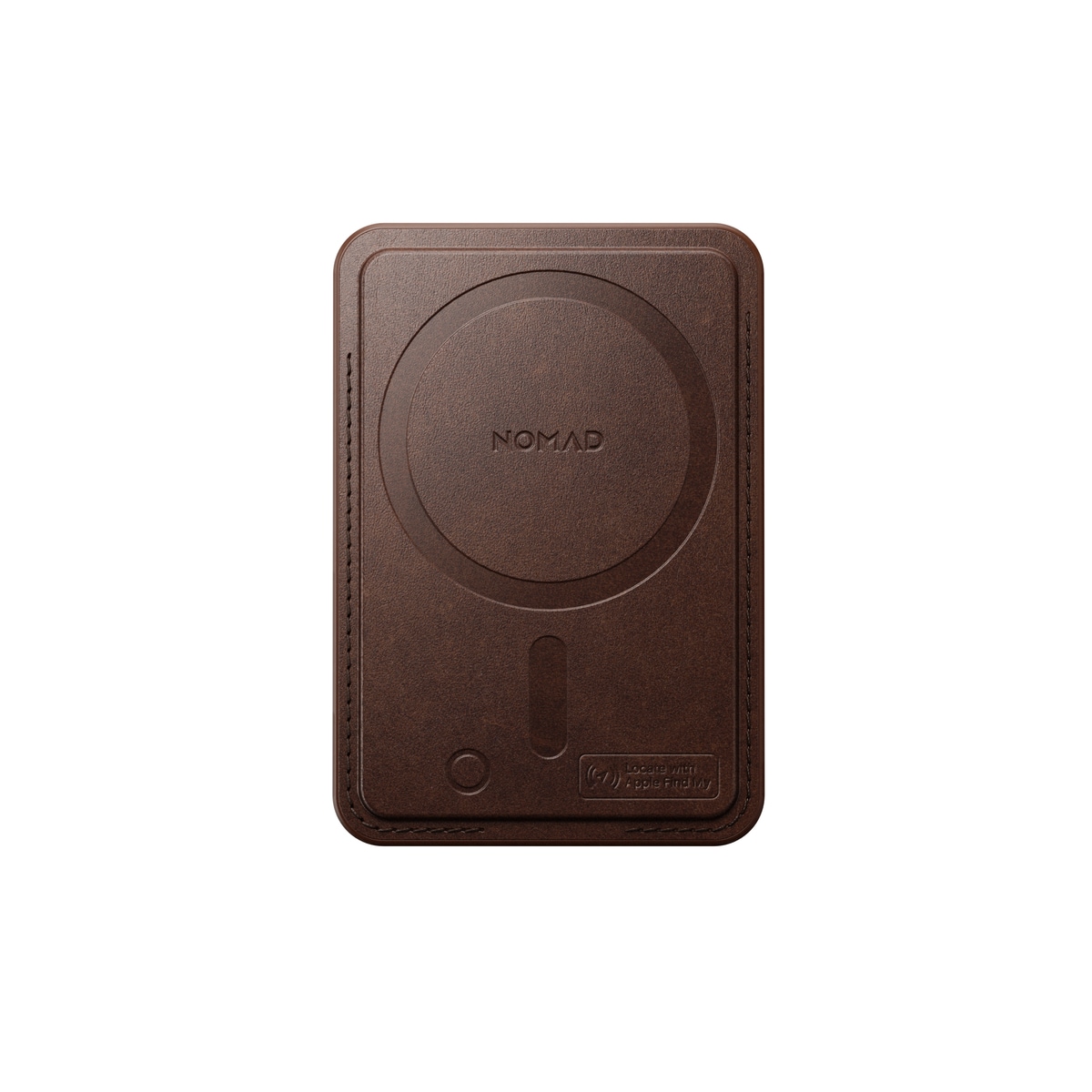 MagSafe-kortholder i Horween Leather med tracker, Rustic Brown