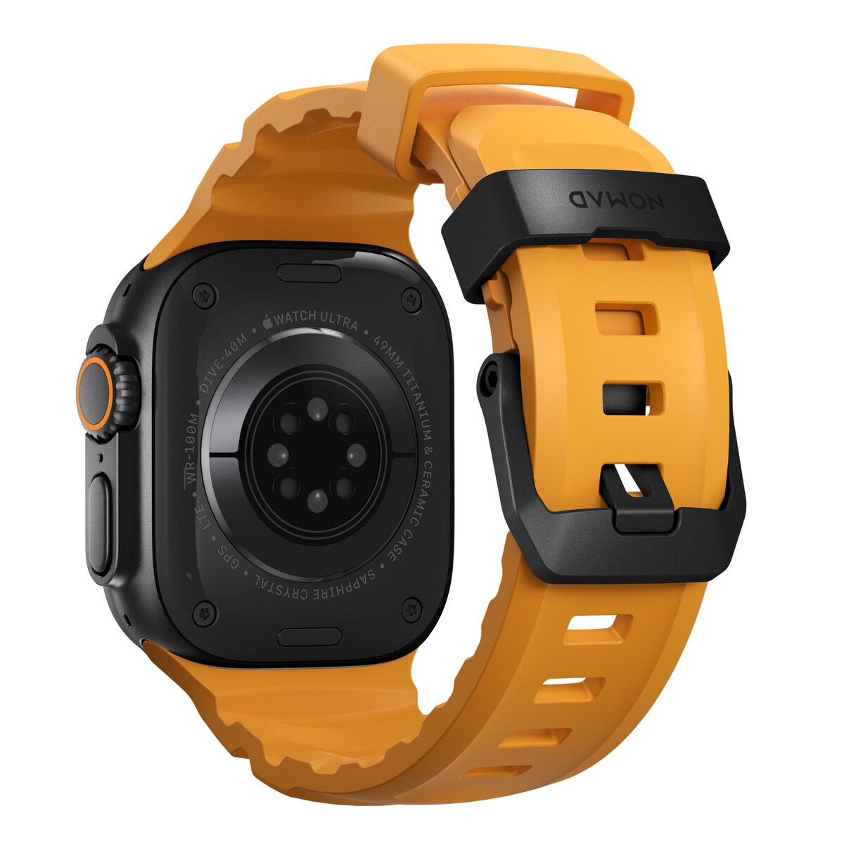 Apple Watch Series 4-6 44mm Armbånd Rocky Point (Black Hardware) Sol