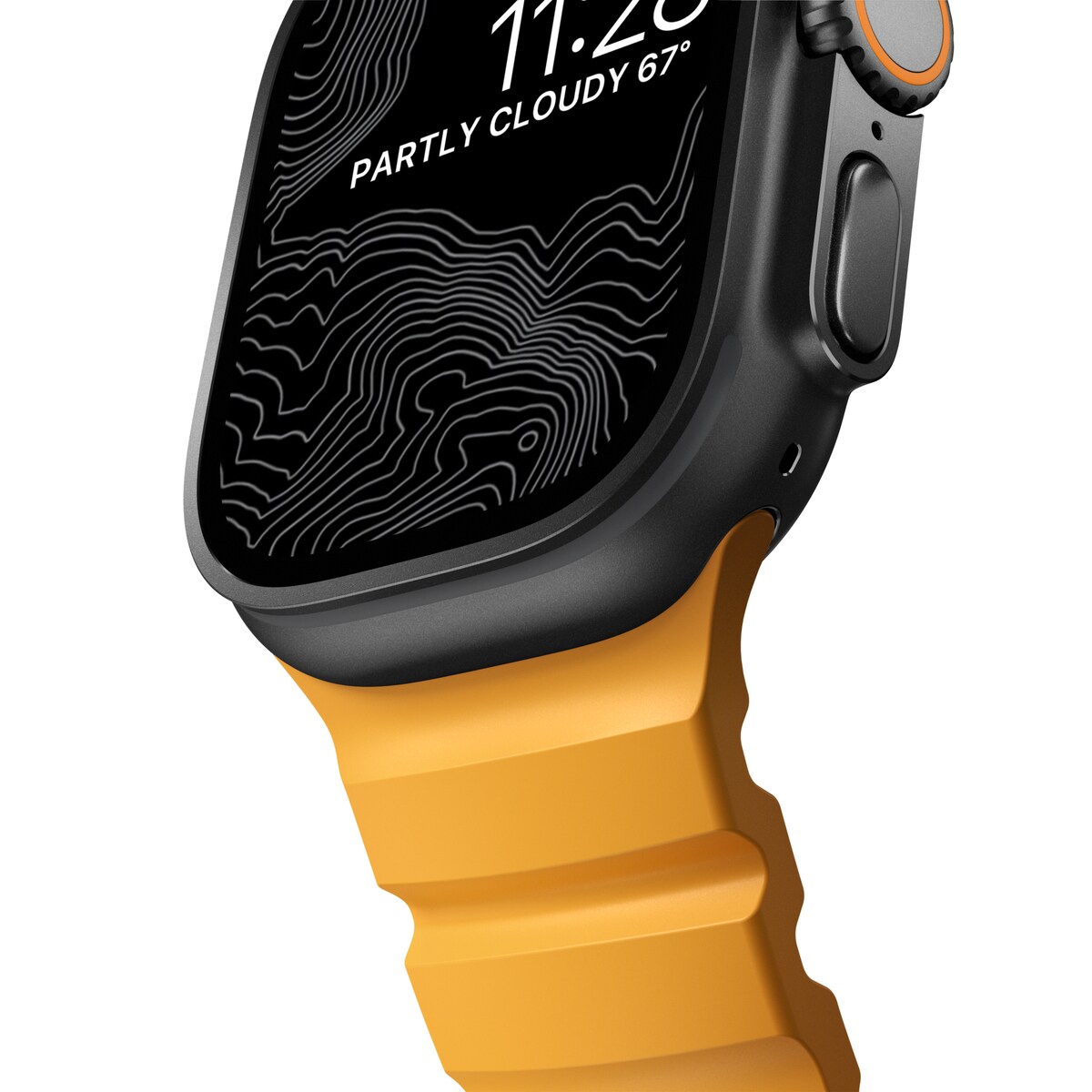 Apple Watch Series 4-6 44mm Armbånd Rocky Point (Black Hardware) Sol
