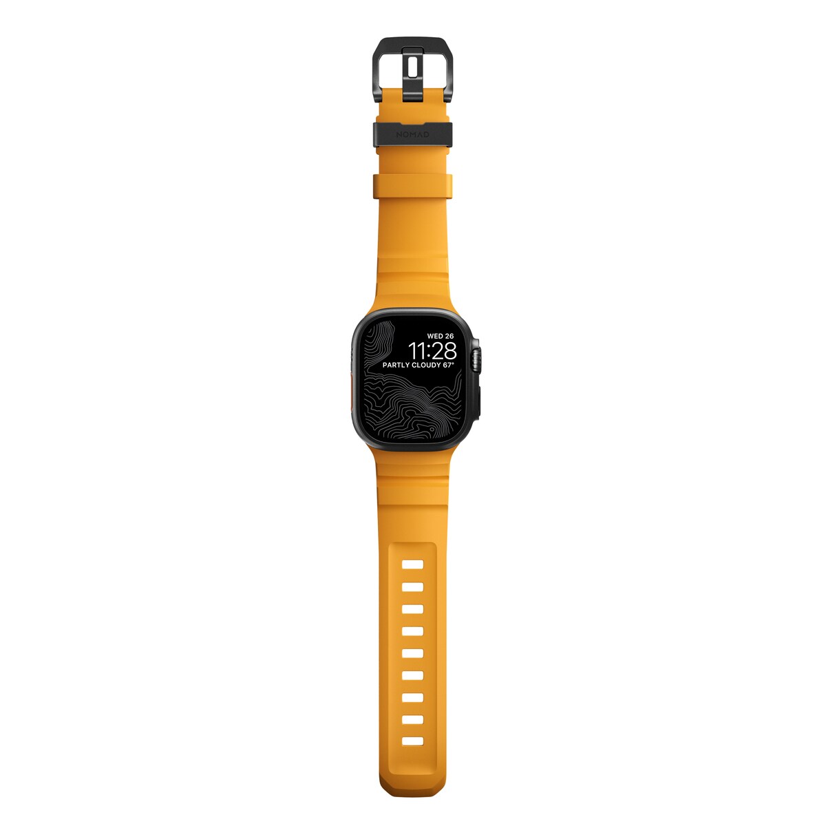 Apple Watch Series 4-6 44mm Armbånd Rocky Point (Black Hardware) Sol