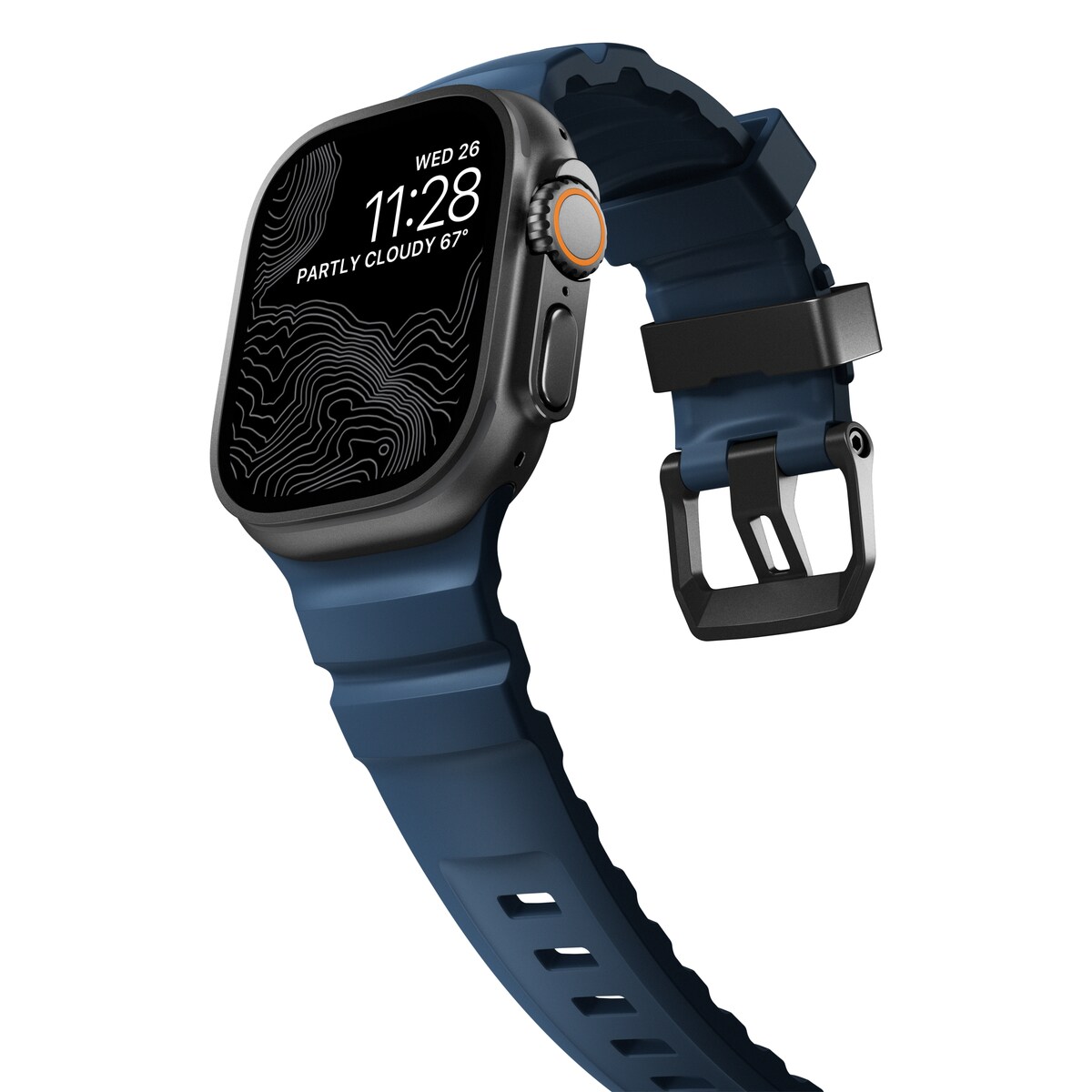 Apple Watch Series 1-3 42mm Armbånd Rocky Point (Black Hardware) Atlantic