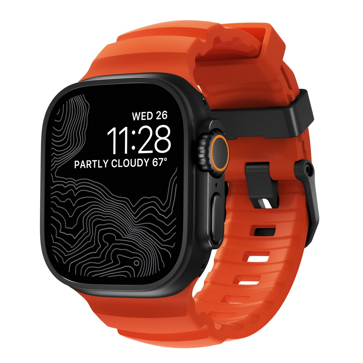 Apple Watch Series 1-3 42mm Armbånd Rocky Point (Black Hardware) Magma - Limited edition