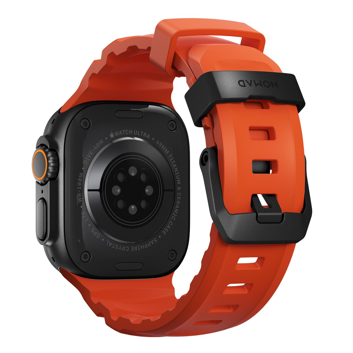 Apple Watch Series 4-6 44mm Armbånd Rocky Point (Black Hardware) Magma - Limited edition