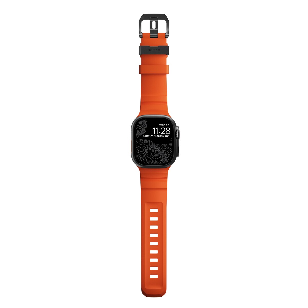 Apple Watch Series 4-6 44mm Armbånd Rocky Point (Black Hardware) Magma - Limited edition