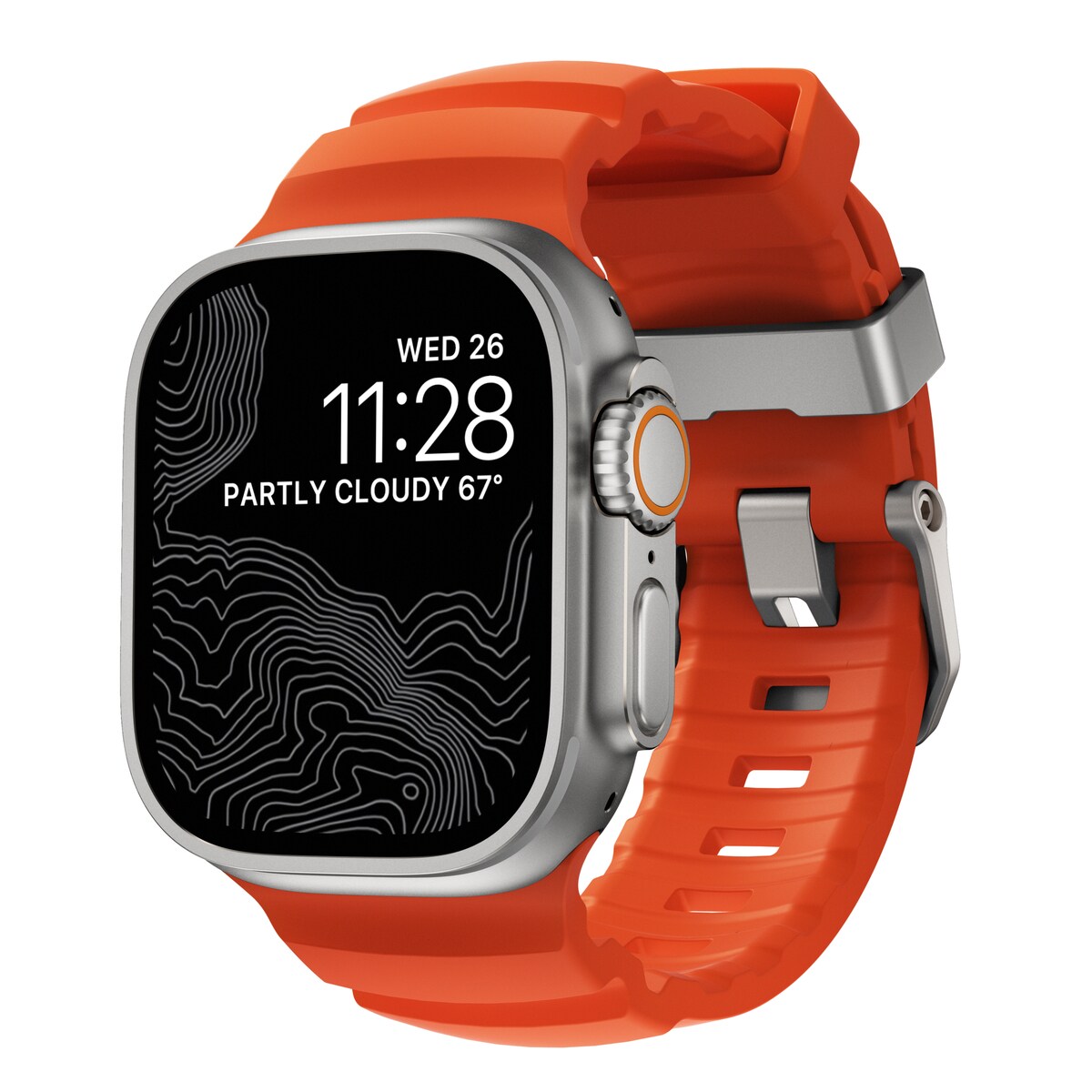 Apple Watch Series 1-3 42mm Armbånd Rocky Point (Natural Hardware) Magma - Limited edition