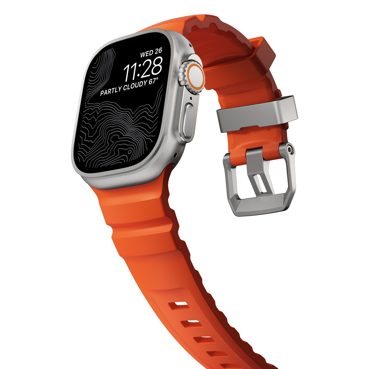 Apple Watch Series 1-3 42mm Armbånd Rocky Point (Natural Hardware) Magma - Limited edition