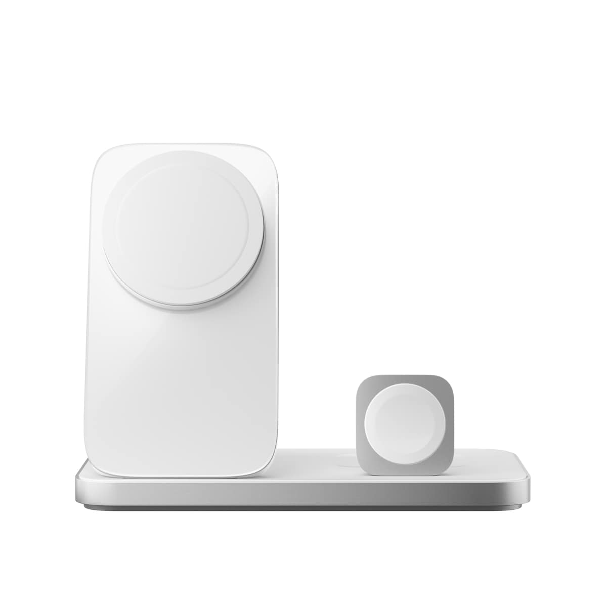 Opladningsstation Stand One Max 3-i-1 Qi2 MagSafe, Silver