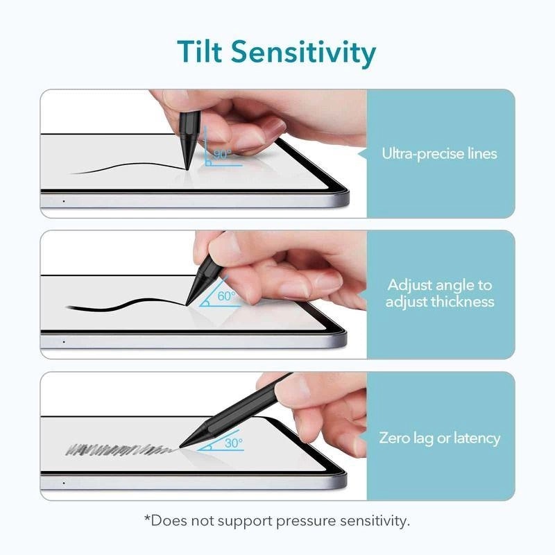 Stylus magnetisk & digital touch-pen til iPad, Sort